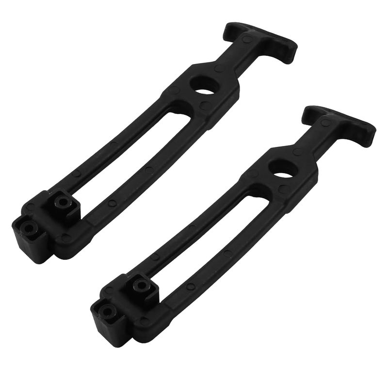 Coufce 2 PCS 7.78" Rubber Flexible Draw Latch Cooler Latches Replacement T-Handle Hasp Hood Catch Vehicle Engine Hood, Tool Box, Golf Cart, Engineering Machine Hood, Farm Machinery - Image 5